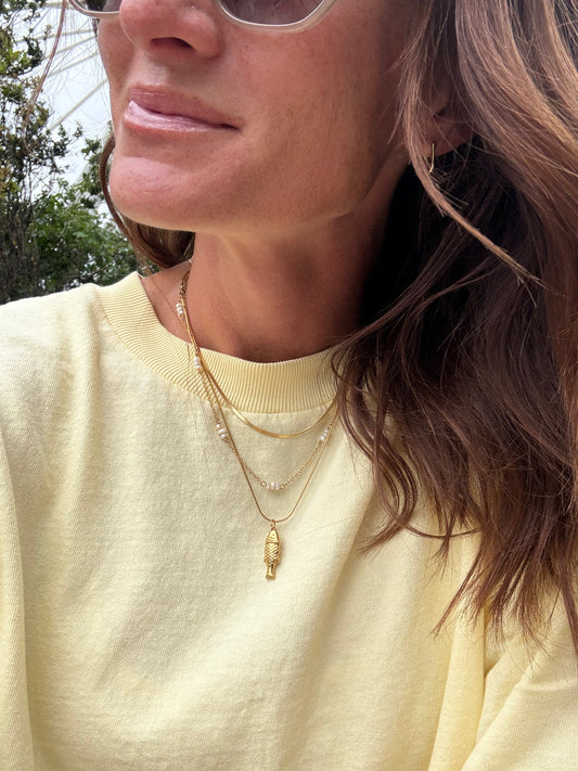 Fish Charm Necklace