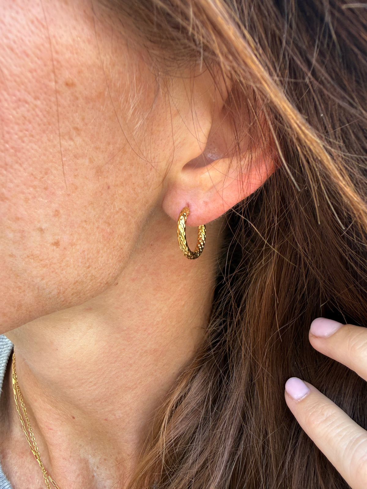 Hammered Hoops