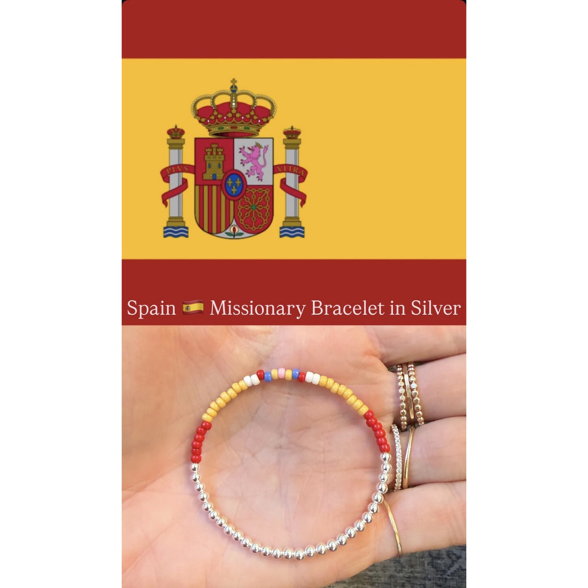Spain Missionary Bracelet in silver