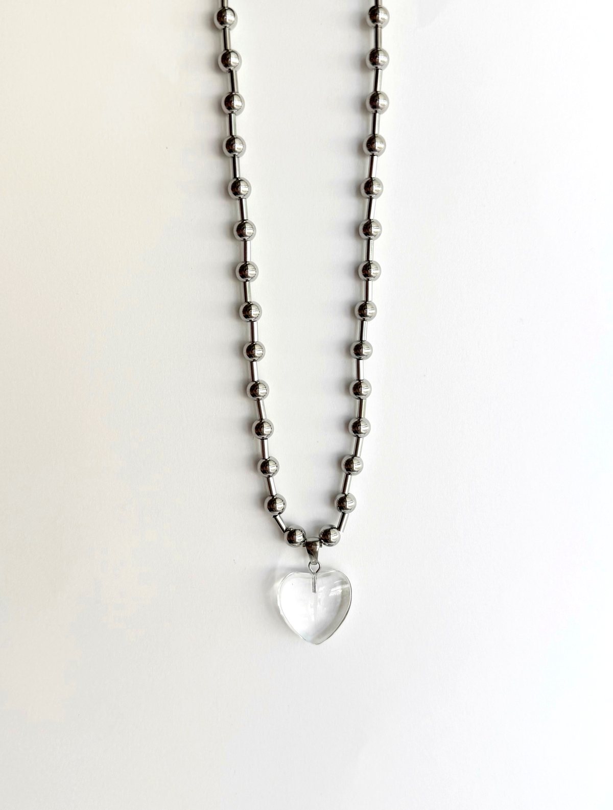 Crystal Heart Necklace - Enhanced