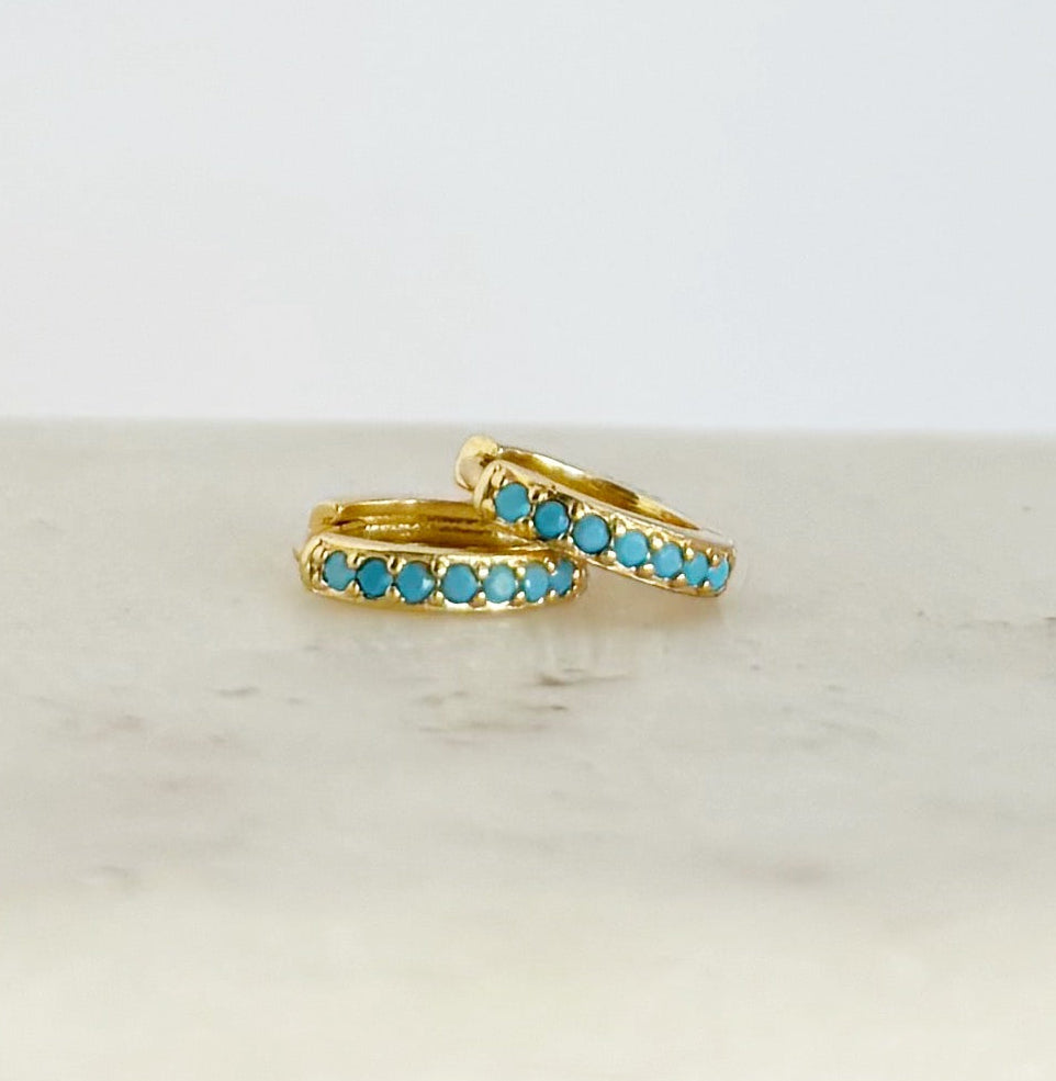 Turquoise Huggies