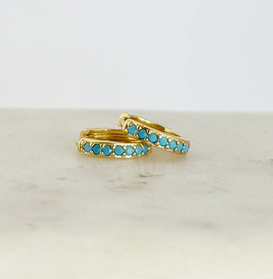 Turquoise Huggies